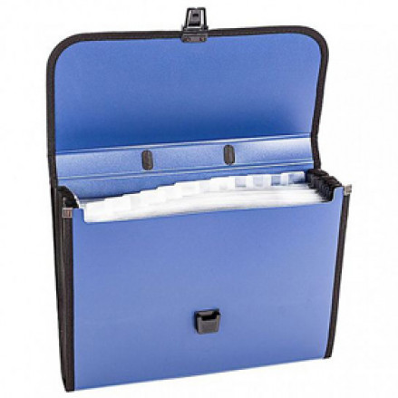 Портфель 13отд. 0.7мм, пластик, ассорти, INFORMAT