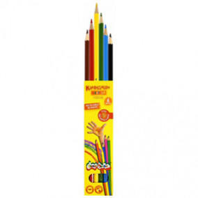Карандаши 6 цв. шестигранные, мягкие, Каляка-Маляка