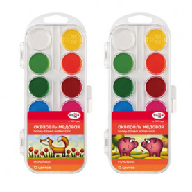 Акварель Мультики 12цв. Гамма