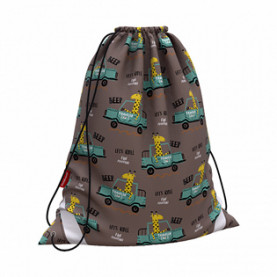 Мешок для обуви "Traveling Giraffe" 36,5х44 см, ЕК