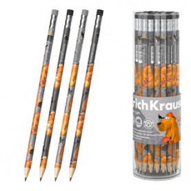 Карандаш ч/г Happy Capy с ластиком, HB, EK