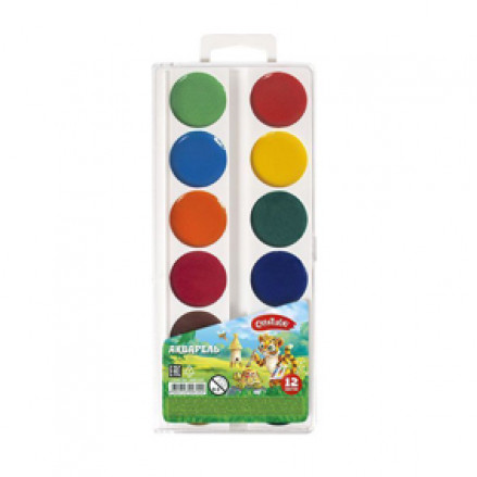 Акварель 12цв. Creativiki
