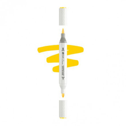 Маркер акриловый двусторонний "Сонет", перо кисть/пуля, ассорти