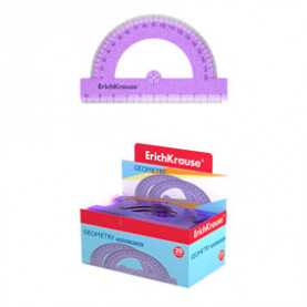 Транспортир 10см. 180 град. Glitter, ЕК