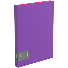 Папка 2 кольца А4 25мм, "Fuze", карман, Berlingo 