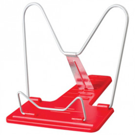 Подставка для книг Пифогор Стандарт, отдел для ручки, пластик/ металл