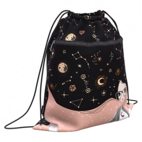 Мешок для обуви 50х41см "Star Soul", с карманом на молнии, ЕК
