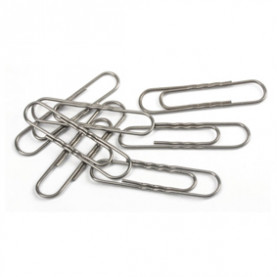 Скрепки 50мм гофрированные 50шт. Спейс