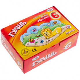 Гуашь "Мультики" 6цв/20мл. Гамма