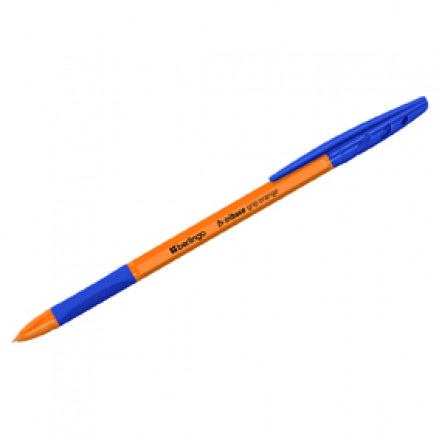 Ручка шариковая 0,7мм "Tribase grip orange", грипп, Berlingo