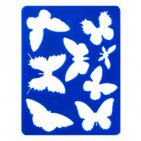 Трафарет для рисования, 15,5х20 см, ассорти, Цветик