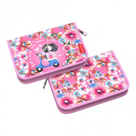 Пенал-книжка "Flower Scooter" 135x205x30мм,  ErichKrause® 