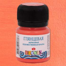 Акрил глянец Декола 20мл. Коралловая