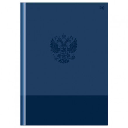 Тетрадь А4 80л кл. "Россия", глянцевая ламинация, BG