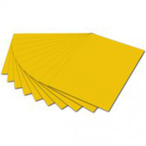 Бумага цветная 300г/м2, 50х70см, Желтый золотистый