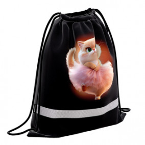 Мешок для обуви 50х41см "Prima Cat", с вентиляцией, ЕК