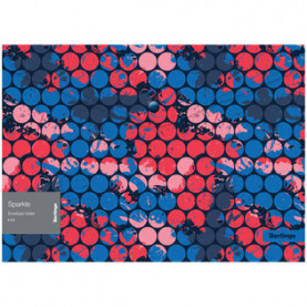 Конверт на кнопке А4 "Sparkle", 180мкм, с рисунком, Berlingo