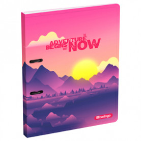 Папка 2 кольца А4 24мм, "Scenic", карман, Berlingo 