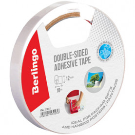 Клейкая лента двусторонняя 12*10м Berlingo