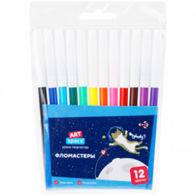 Фломастеры 12цв. "Космические приключения", ArtSpace