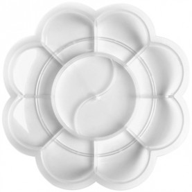 Палитра Ромашка Crystal, пластик, 8 ячеек, СТАММ