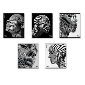 Тетрадь 96л А5 клетка Nirvana, ЕК