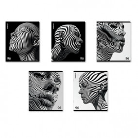 Тетрадь 96л А5 клетка Nirvana, ЕК