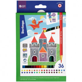Карандаши 36 цв. "SuperSoft. Замки", Berlingo