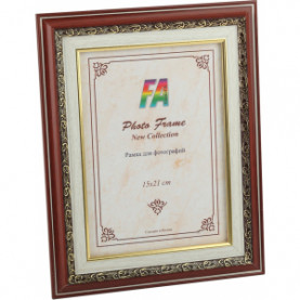 Фоторамка пластик  FA 10х15 "Гардины" бордо