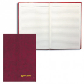 Книга учёта 96л. А4 линия, твердая,  б/в, блок офсетный, Брауберг