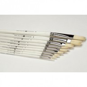 Кисть щетина плоская № 4 Невская палитра