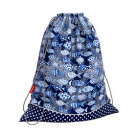 Мешок для обуви "Fish and Dots" 36,5х44 см, ЕК