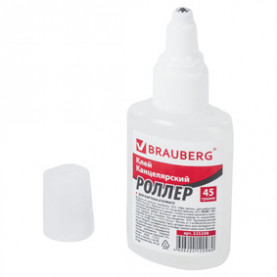 Клей-роллер канцелярский силикатный 45гр, Брауберг