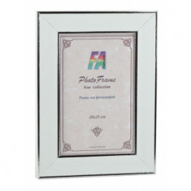Фоторамка пластик FA 10х15 "Галерея" Белое серебро