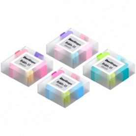 Ластик "Riddle XS", прямоугольный, цвета ассорти, 34*34*14мм, Berlingo 