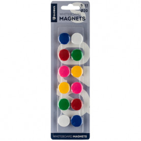Магниты для досок 2см х 12шт, ассорти, Глобус
