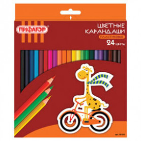 Карандаши 24цв. Жираф, Пифагор