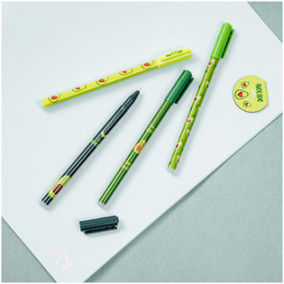 Ручка гелевая пиши-стирай 0,5мм, "Avocado", синяя, MESHU