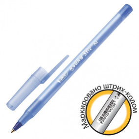 Ручка шариковая 1мм "Round Stic", синяя, Bic