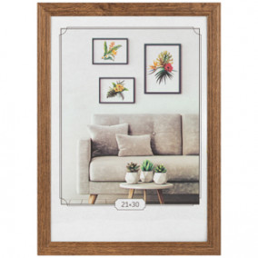 Фоторамка МДФ Image Art С22  21х30 вставка - пластик, Мокко