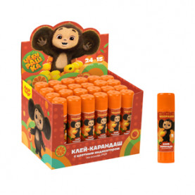 Клей-карандаш "Чебурашка" 15гр., с индикатором, Мульти-Пульти