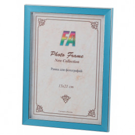 Фоторамка пластик FA 21х30 (A4) "Акварель" Лазурный" 