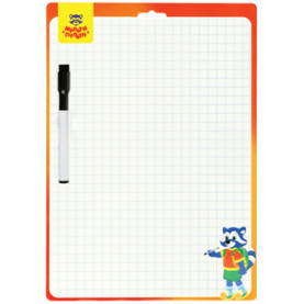 Доска для рисования с маркером двухсторонняя, 34*49см, Мульти-Пульти