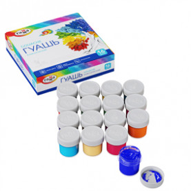 Гуашь "Классическая" 16цв. 20мл, Гамма