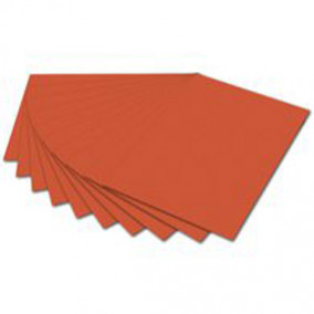 Бумага цветная 300г/м2, 50х70см, Оранжевый