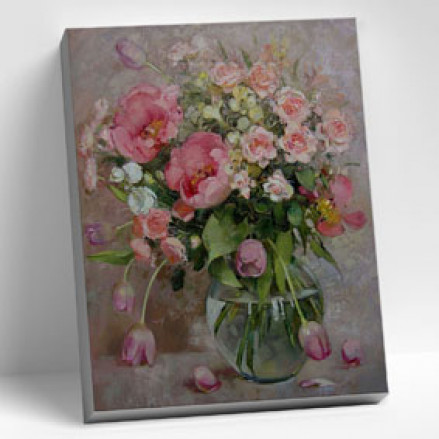 Картина по номерам Букет с тюльпанами (Штуц Е.), (40х50)