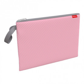 Папка д/тетрадей А4 Dots in Rose, ткань, ЕК