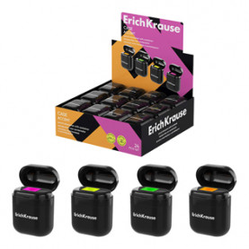 Точилка 1 отв., контейнер, Accent, Case, ЕК