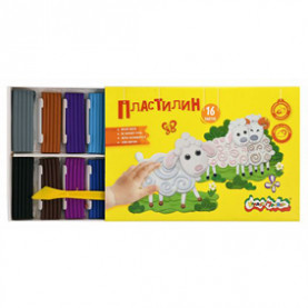Пластилин Каляка-Маляка 16цв.240гр.