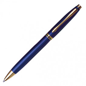 Ручка шариковая 1мм, "De luxe Blue", корп.синий, Brauberg